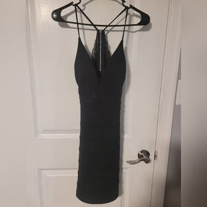 Glittery Black Dress